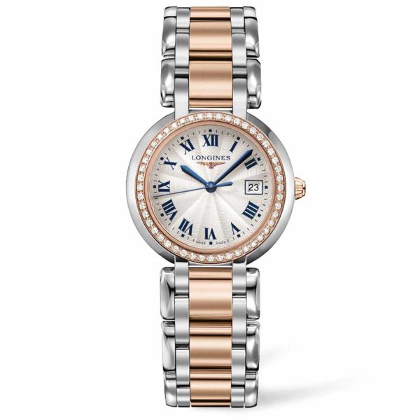 Longines PrimaLuna Acero y Oro Rosa
