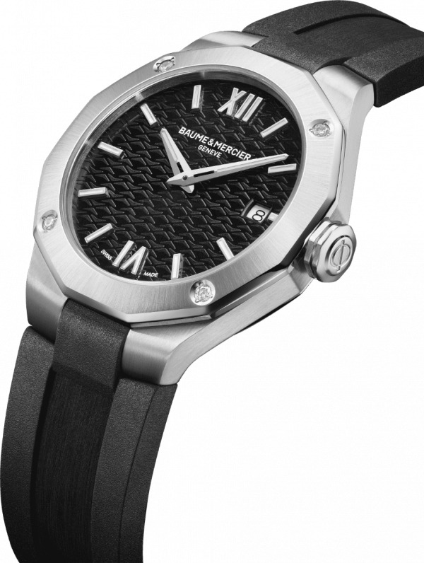Baume Riviera 36mm Quarzo Caucho - Imagen 2