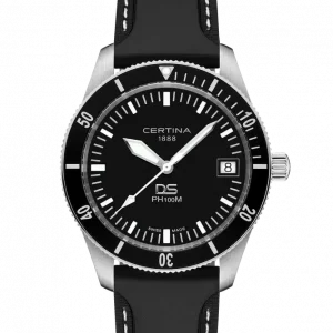 Certina DS PH100M Gent Cuarzo 40,50mm esfera Negra Caucho