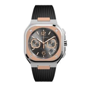 Bell & Ross Chrono Grey Steel & Gold 42mm